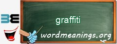 WordMeaning blackboard for graffiti